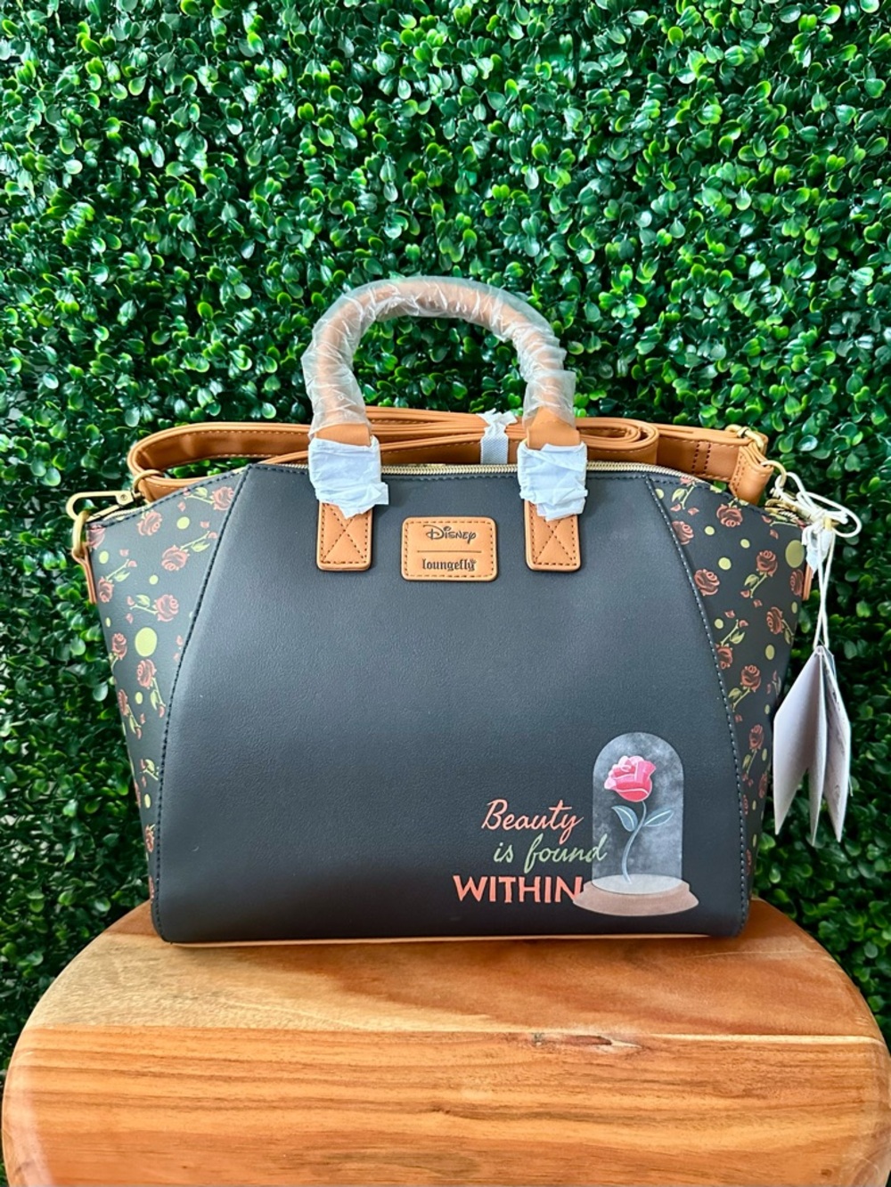 Loungefly Disney Beauty And The Beast Castle Satchel Bag - Picture 3 of 6